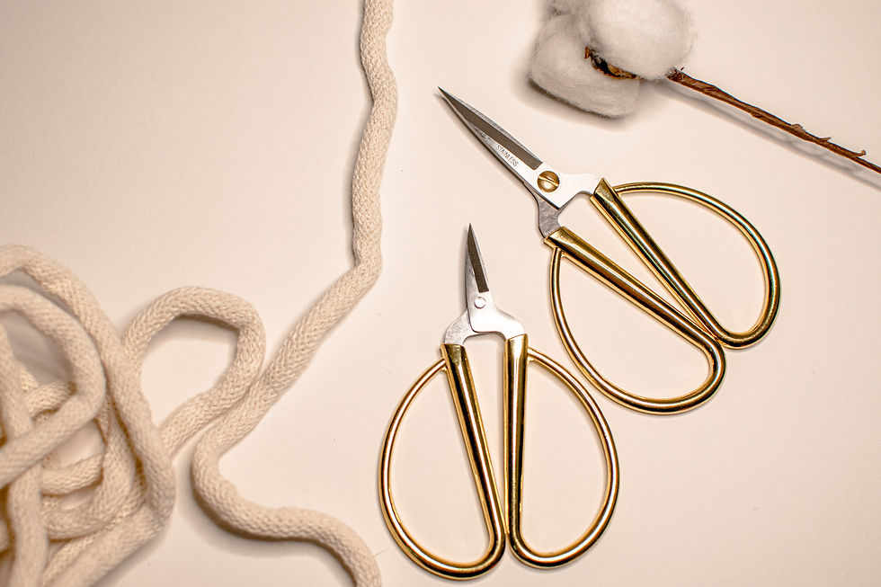 Vintage style Stainless Steel Gold Embroidery Scissors