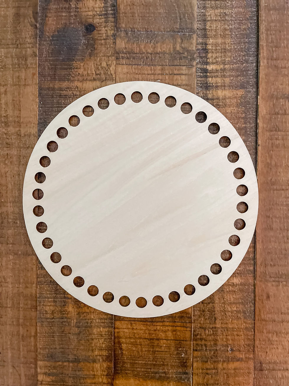 Thumbnail: Laser cut wooden crochet base circle shape - 3 sizes