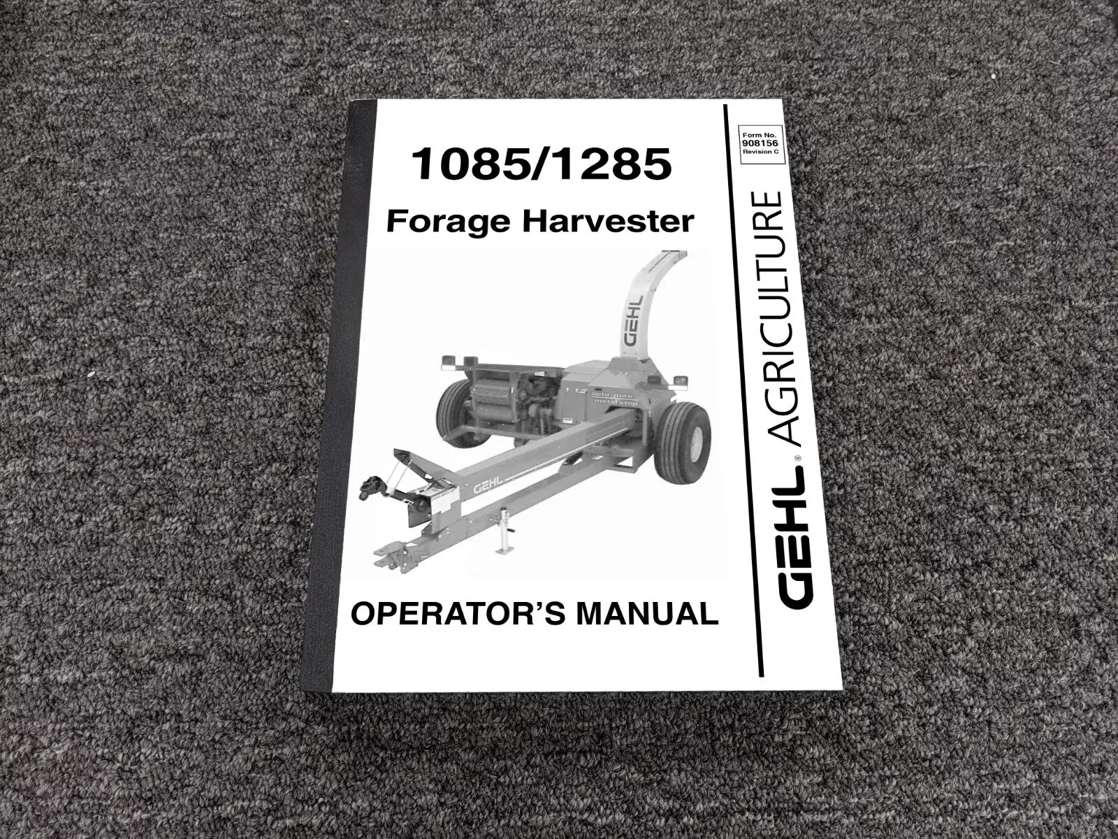 908156 - GEHL 1085 / 1285 OPERATORS MANUAL