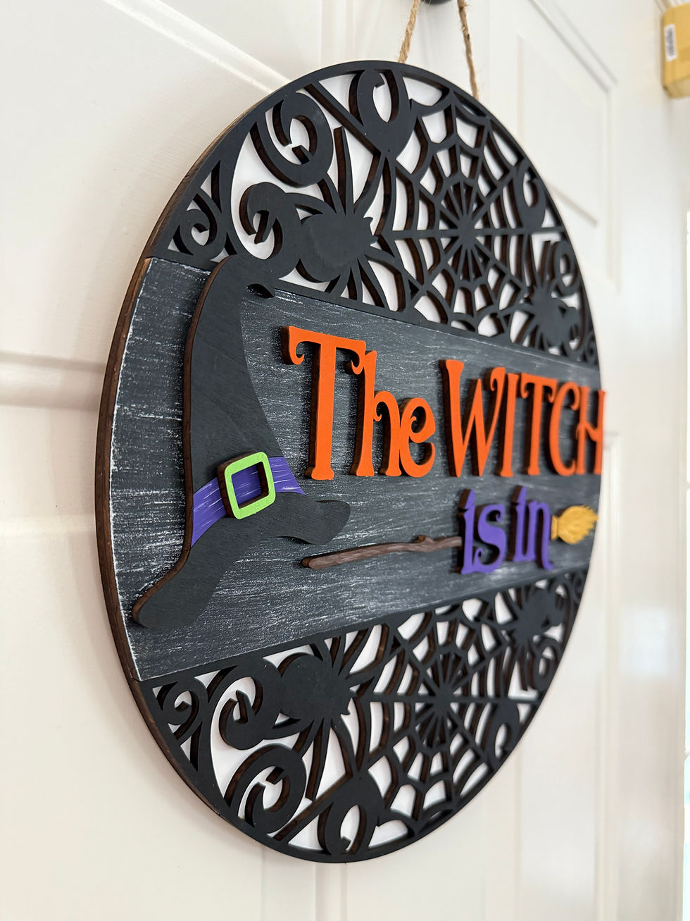 Thumbnail: The Witch is in Door Hanger