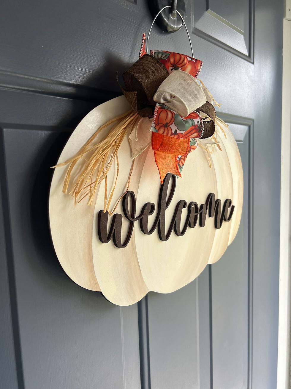 Thumbnail: Pumpkin Door Hanger