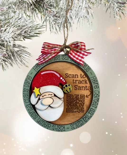 Thumbnail: Santa Tracker QR code Ornament