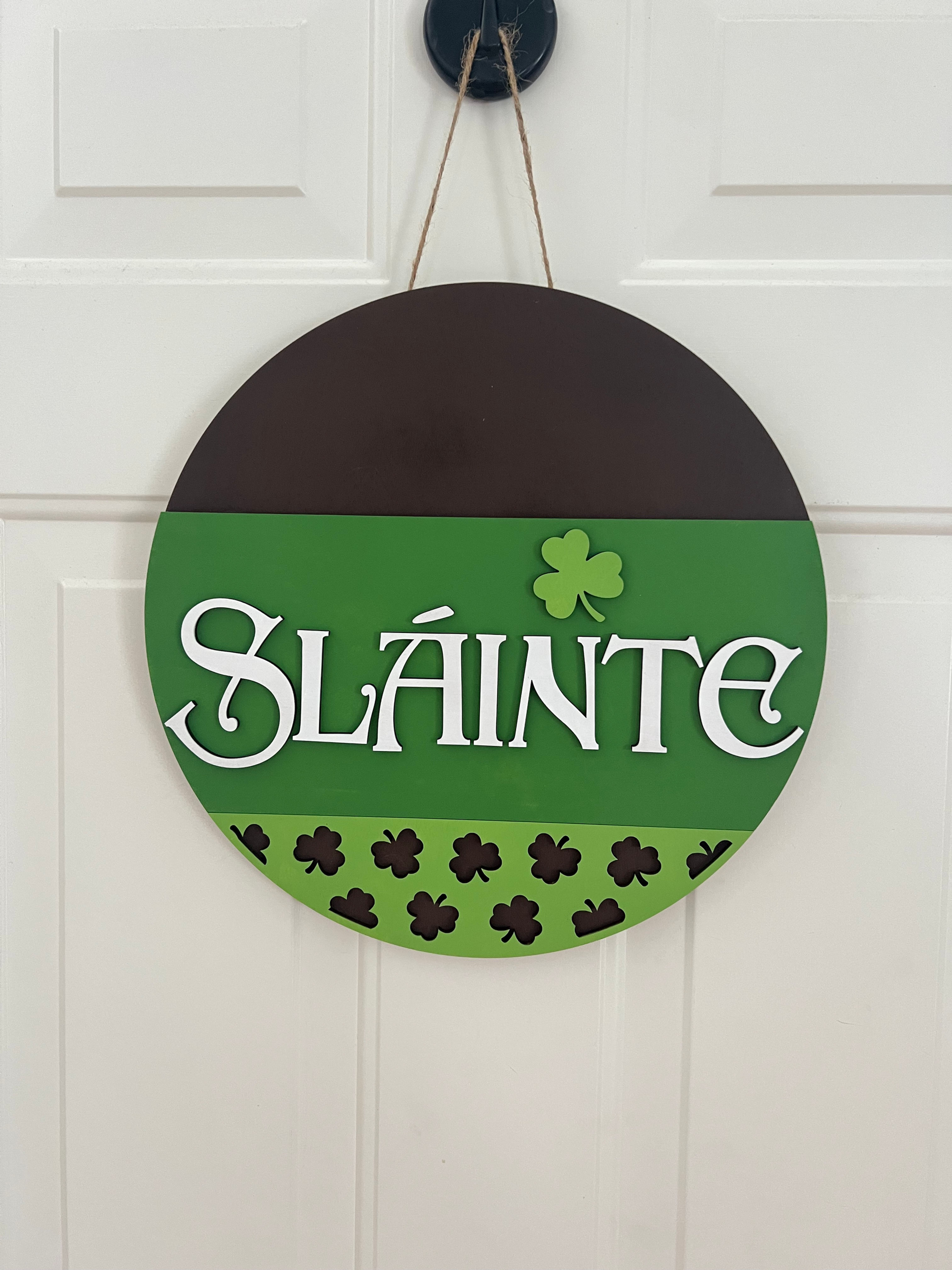 Sláinte Door Hanger