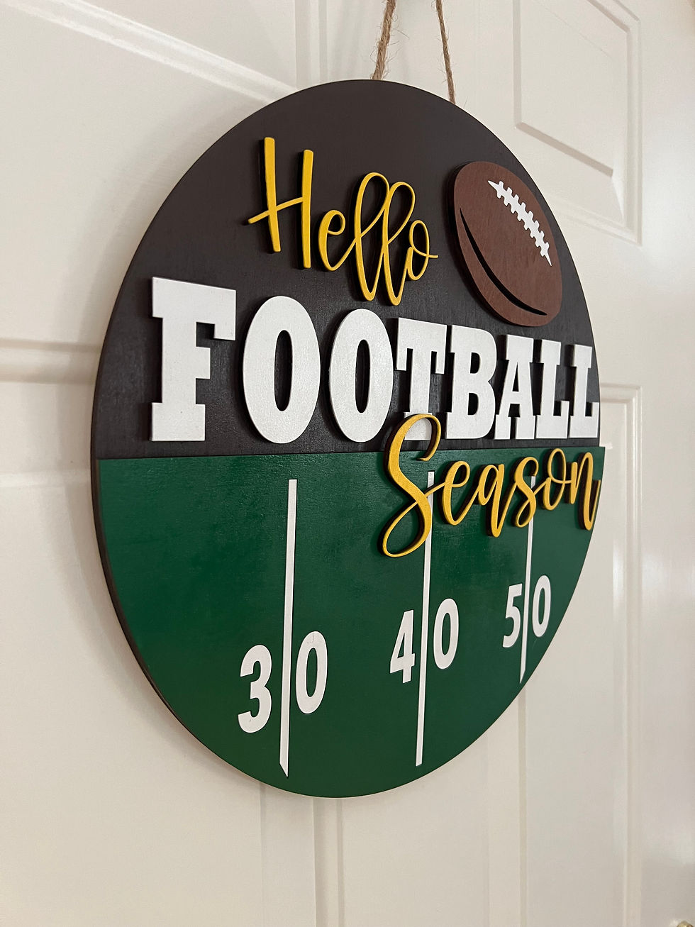 Thumbnail: Hello Football Season Door Hanger