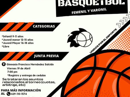 Se convoca al torneo de básquetbol en López