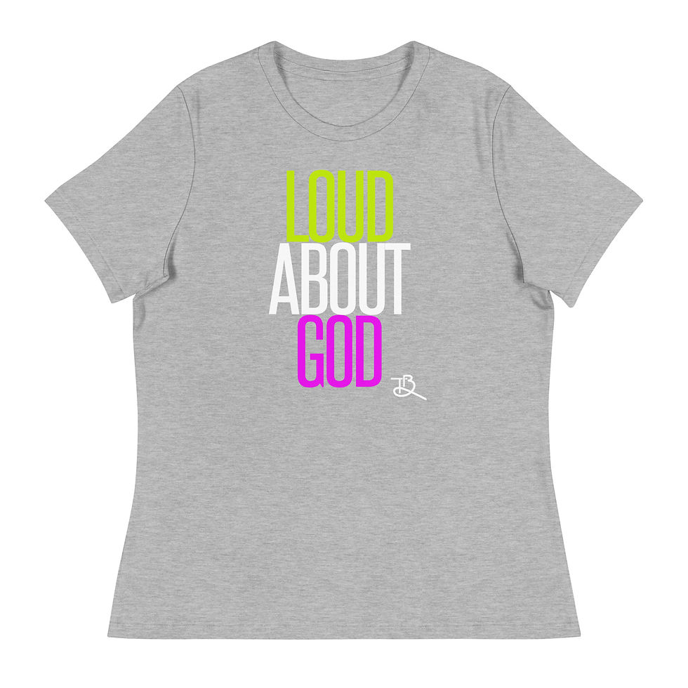 Thumbnail: Loud About God Black Tee