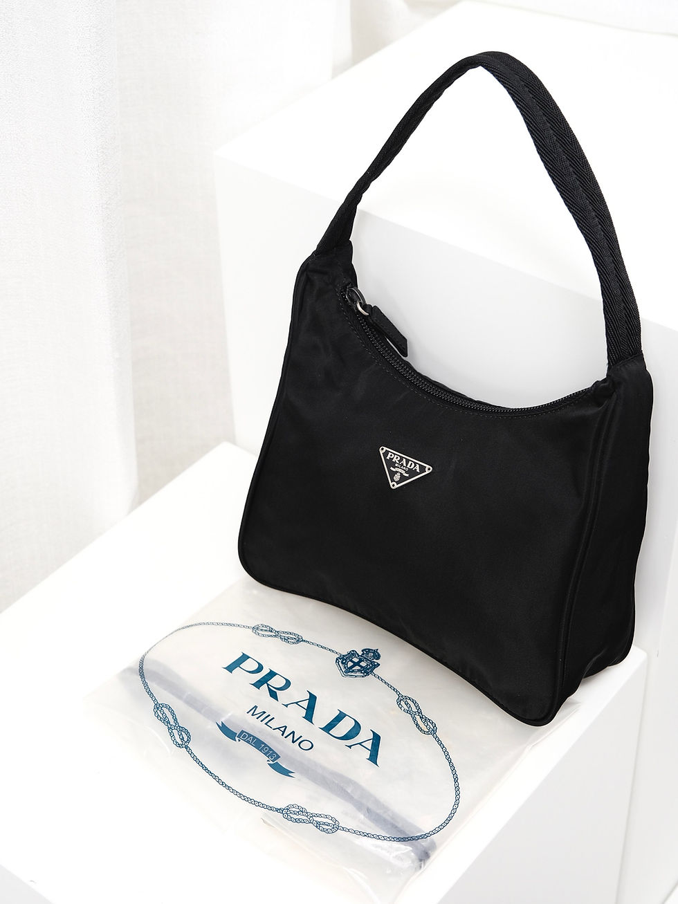 Thumbnail: Prada - Hobo Bag with Dust Bag and Label (Vintage)