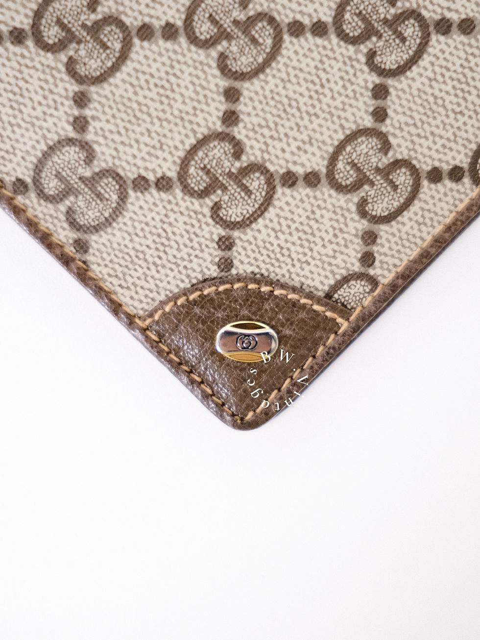 縮圖：Gucci - GG Monogram Wallet (Vintage from 1980s)