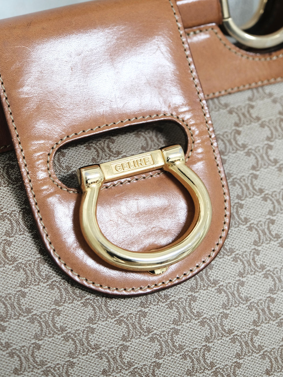 縮圖：Celine - Beige Monogram Tote Bag (Pre-Owned)