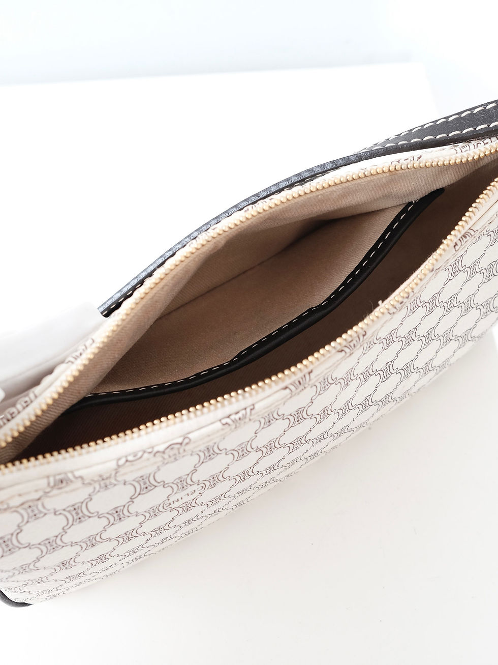 縮圖：Celine - Black and White Macadam Shoulderbag (Vintage)