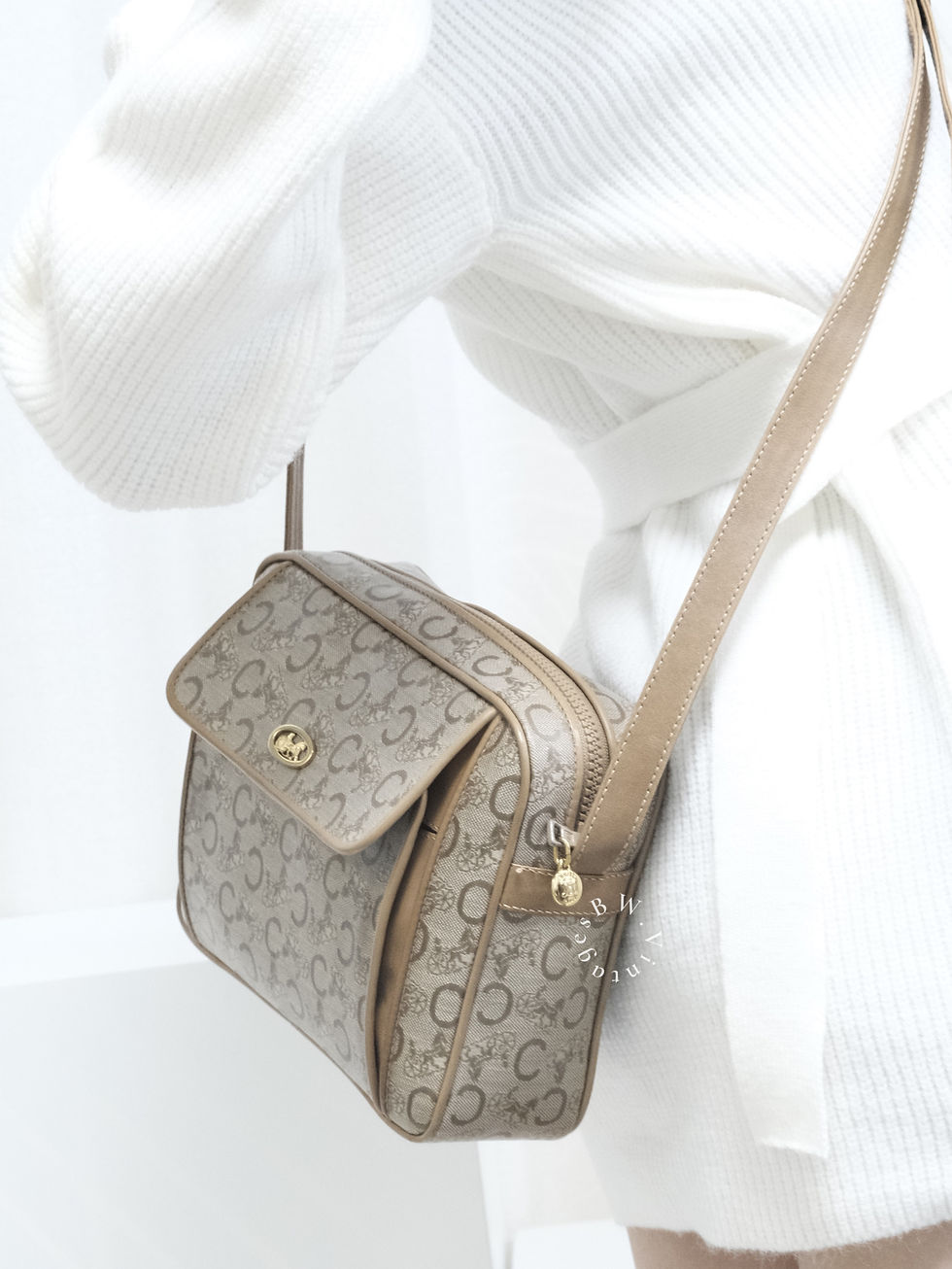 Thumbnail: Celine - Beige C Monogram Camera Bag (Pre-Owned)