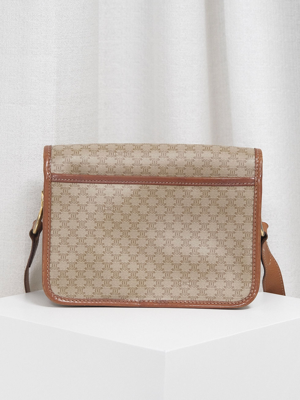 縮圖：Celine - Beige Macadam Envelope Bag (Pre-Owned)