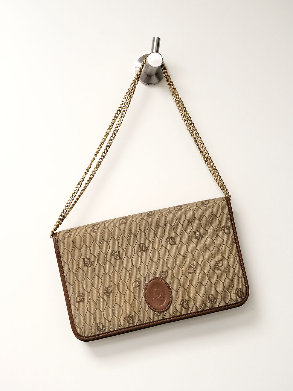 縮圖：Dior - Beige Honeycomb Two Ways Bag (Vintage)