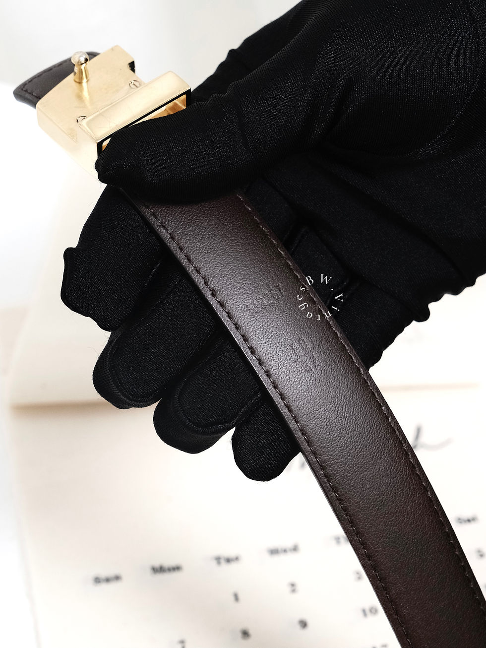 Thumbnail: Louis Vuitton - Iconic 23MM Damier Ebene Belt (Pre-Owned)