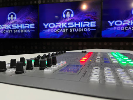 Mixing Desk at Yorkshire Podcast Studios
