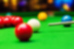 Close up of Snooker ball on a table
