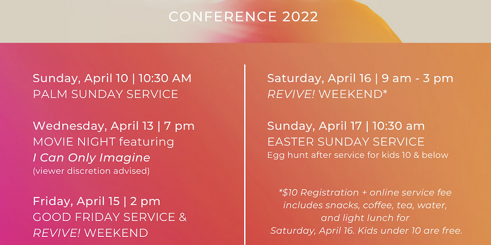 REVIVE! Conference 2022