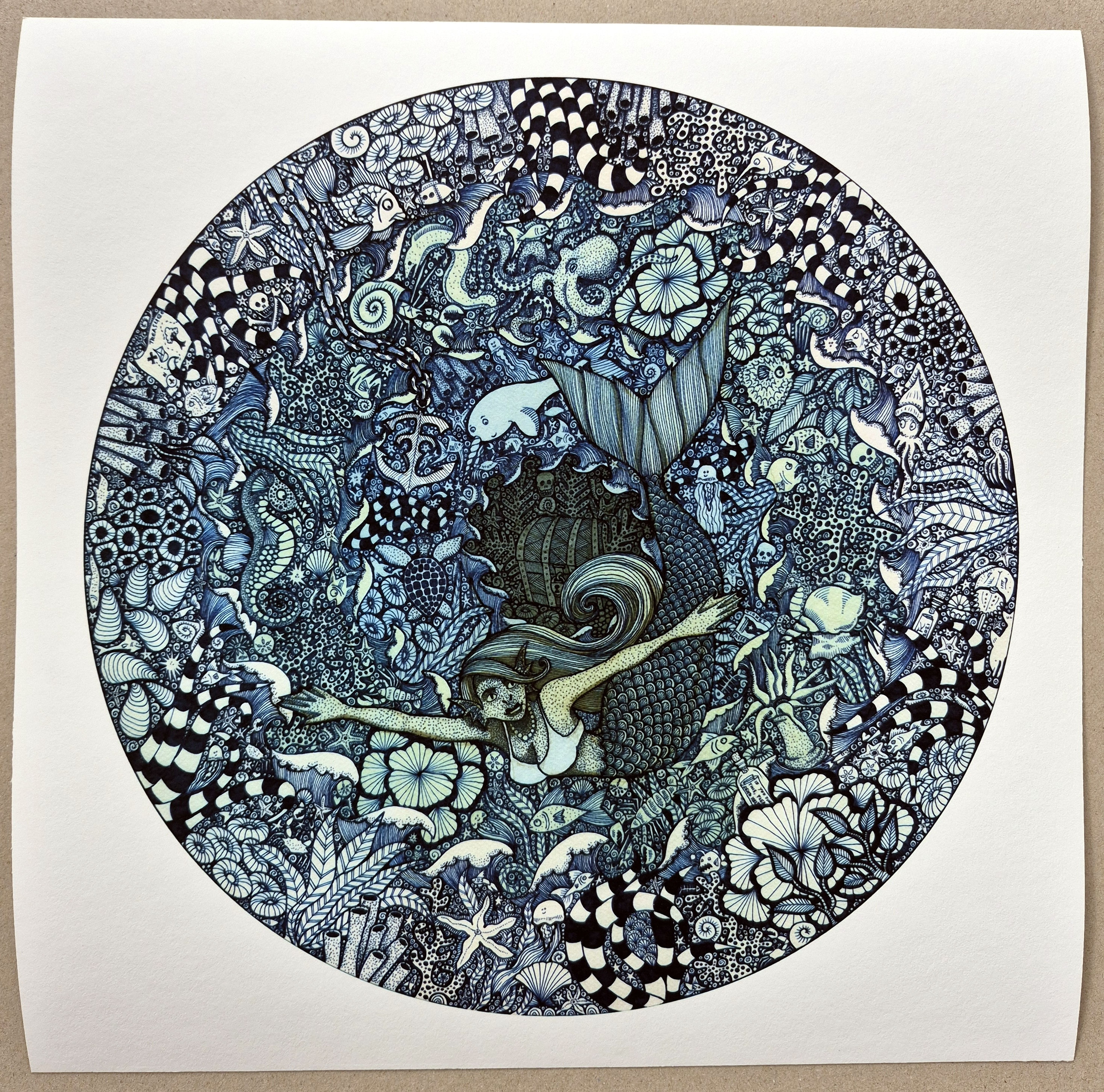 Blue Pool Limited edition Giclee PRINT