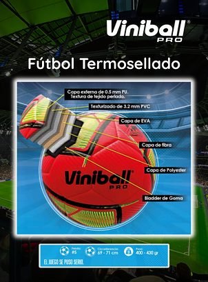 Pelota de Fútbol Termosellado, Viniball Pro