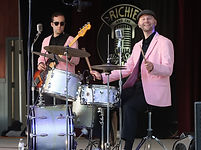 John and Austin from Richie and the High Street Rockers Playing Live