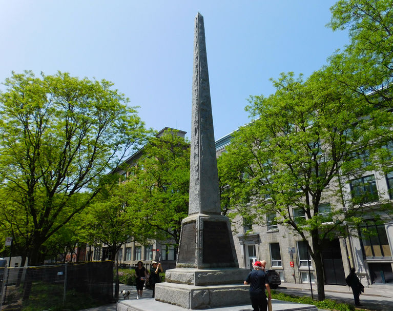 Obelisk-shaped monument