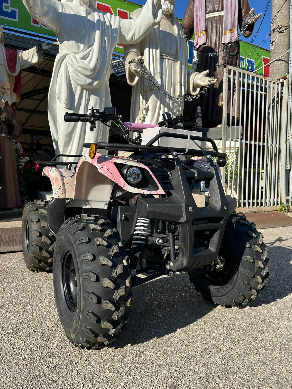 ATV quad Elettrico MOTORMANIA 1500W: 8″, ROSA
