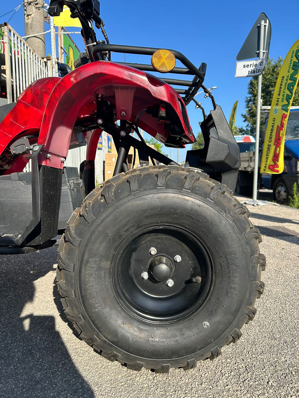 Miniatura: ATV quad Elettrico MOTORMANIA 1500W: 8″, ROSSO