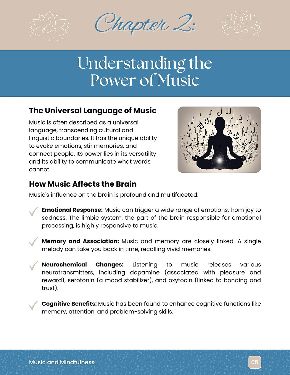 Thumbnail: Music & Mindfulness eBook (incl workbook)