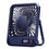 Thumbnail: Portable USB Rechargeable Desk Fan 180° Foldable Personal Fan + 5-Speed Cooling