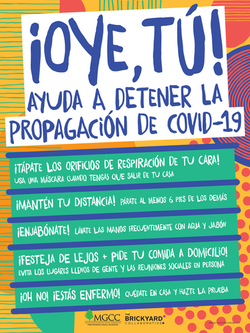 2021 18x24 Poster to Stop the Spread of COVID in Lynn, MA