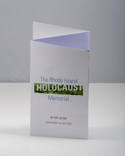 RI Holocaust Memorial Brochure