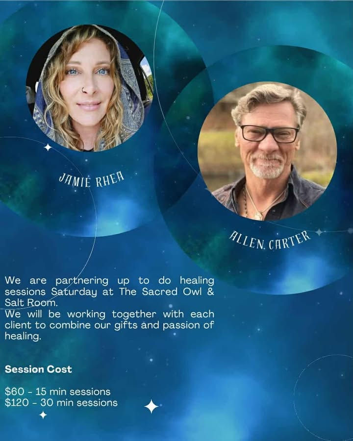 Energy Healing Sessions with Jamie and Allen