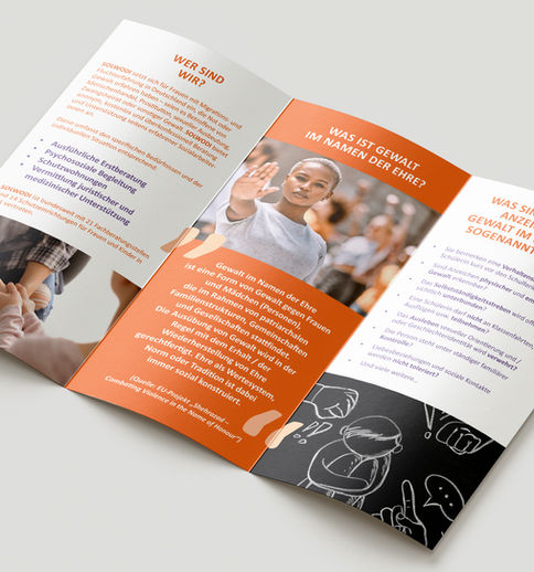 Solwodi Flyer gestaltet von Mowek Grafikdesign