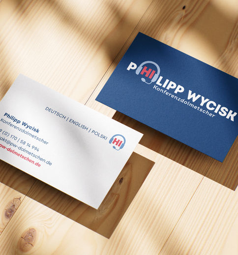 Visitenkarten gestaltet von Jana Vilzmann Mowek Grafikdesign Wiesbaden