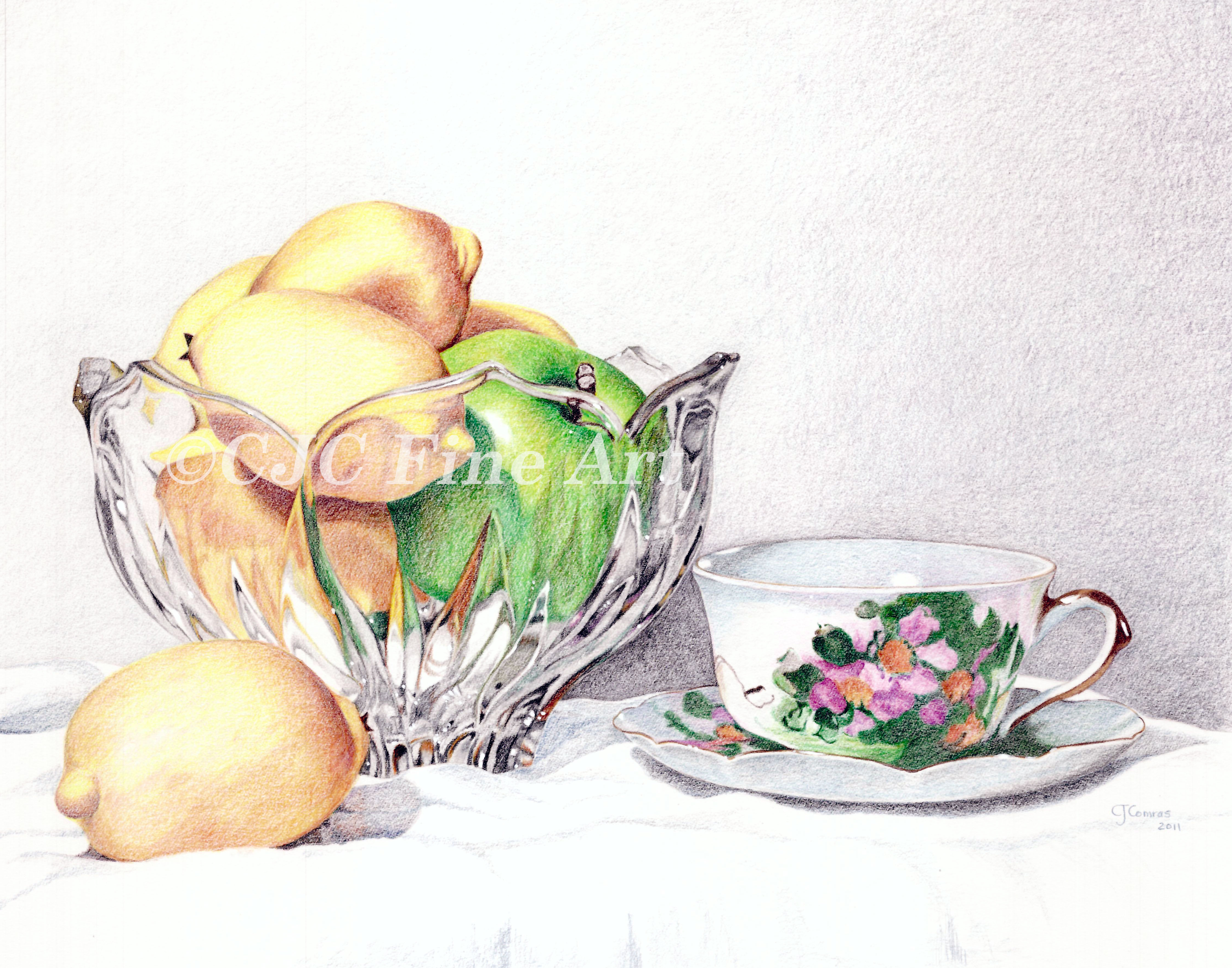 Fruit and Teacup