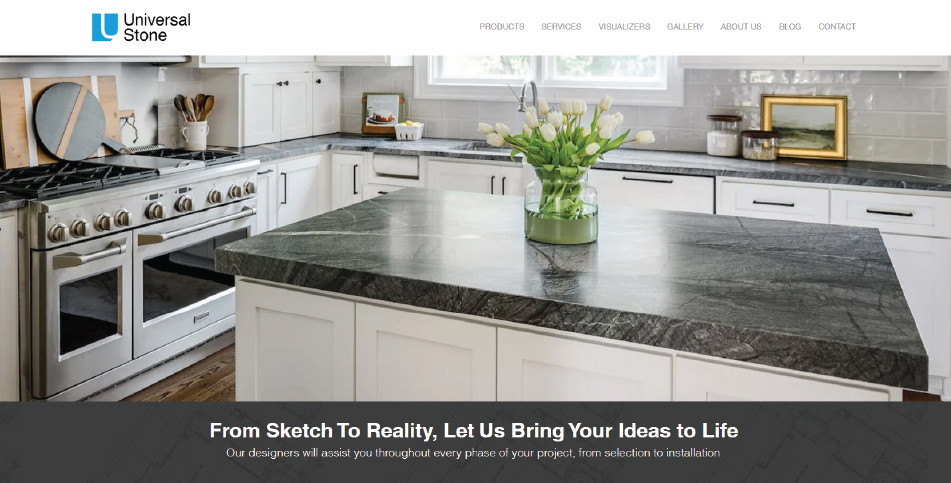 Universal Stone | Charlotte, NC | Granite and Quartz countertop design for kitchen and bathroom