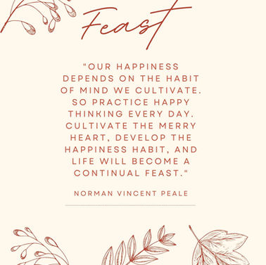 Feast - 10 Ideas on Ordinary Feasting