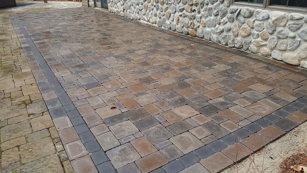 2 tone patio