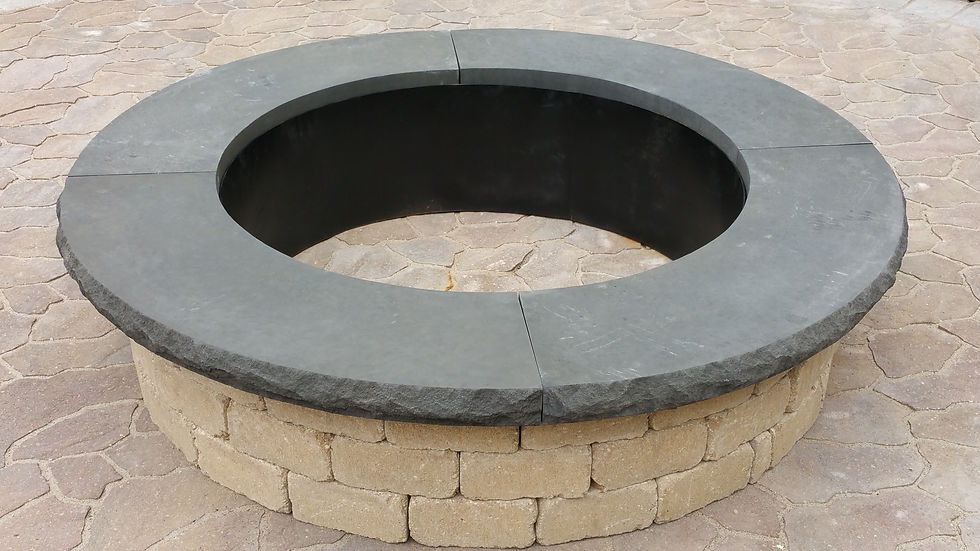 Fire pit with charcoal cap