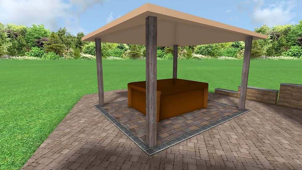 Pergola rendering