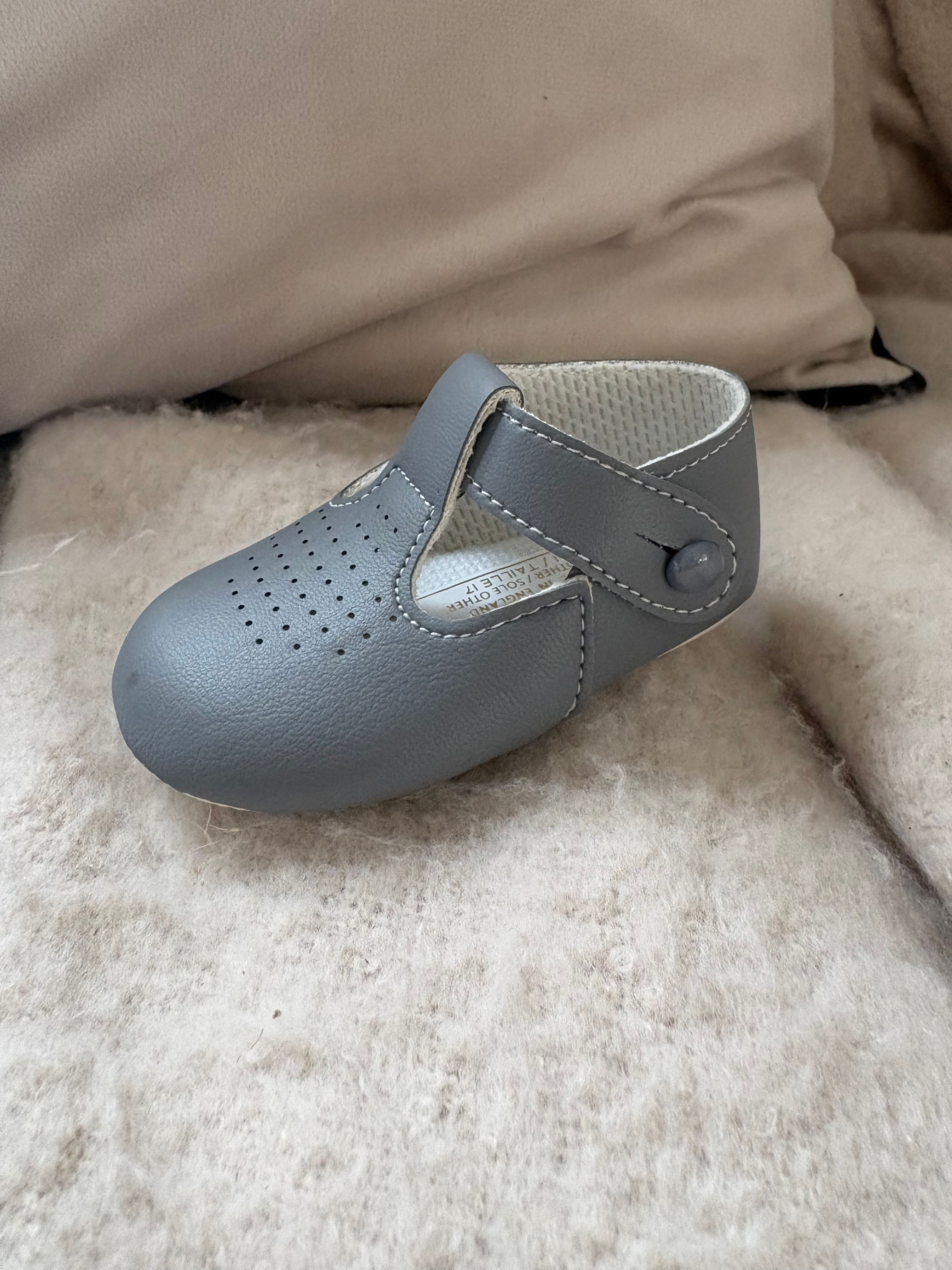 Boys soft sole Shoe Grey 