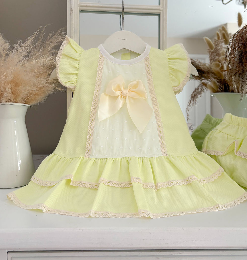 Miniatura: Palma Dress and panties - Lemon