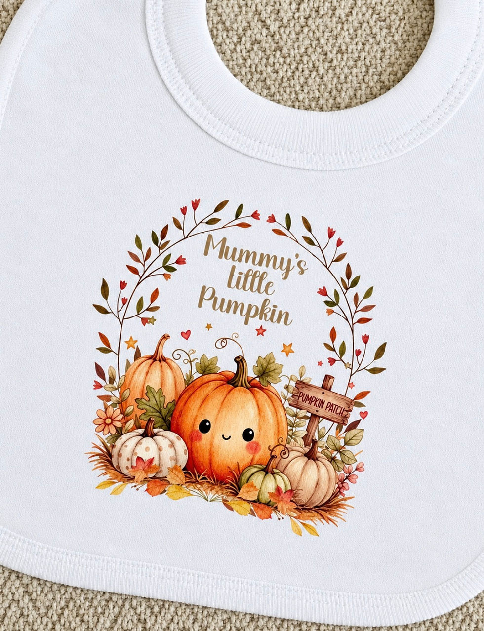 الصورة المصغرة: Mummy’s Little Pumpkin Bib