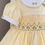 Thumbnail: Girls luxury smocked  Lemon Dress
