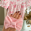 Miniaturbild: Girls Bow vintage Print  Romper and Headband 