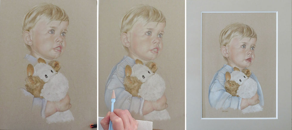 Zeichnen mit PanPastel durch Sonja Van Waeyenbergh