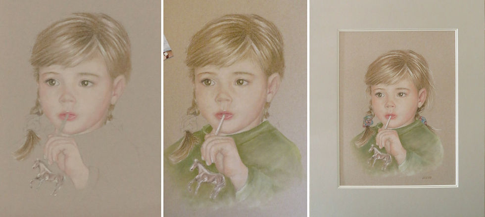 Zeichnen mit PanPastel durch Sonja Van Waeyenbergh
