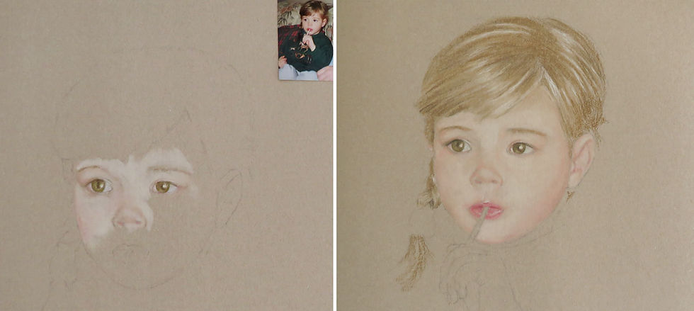 Zeichnen mit PanPastel durch Sonja Van Waeyenbergh