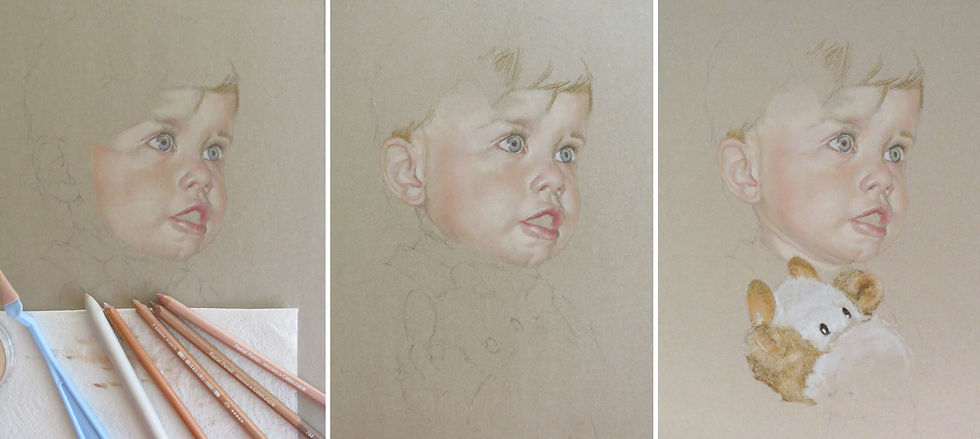 Zeichnen mit PanPastel durch Sonja Van Waeyenbergh