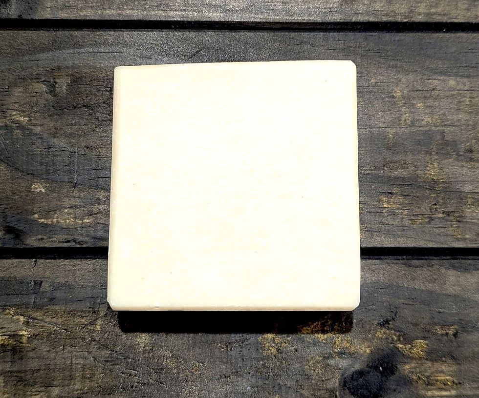 Close up image of rice milk face soap